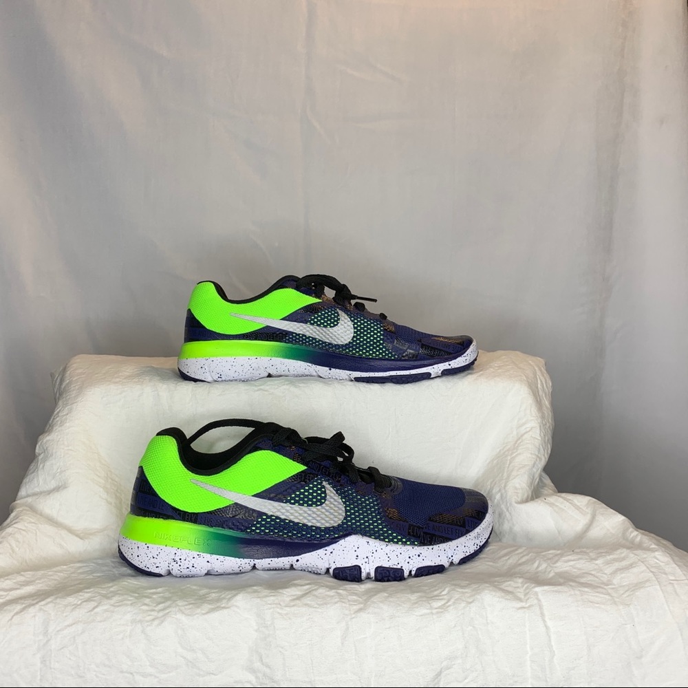 *NEW* Nike Navy & Lime Russell Wilson Flex TR